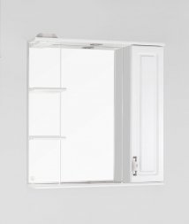Зеркальный шкаф Style Line Олеандр-2 75/С, белый